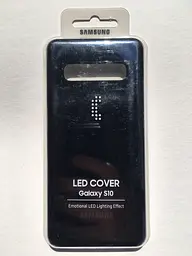 Чохол протиударний Official LED Cover EF-KG973CBEGRU для Samsung Galaxy S10 (6.1") Black - мініатюра 9