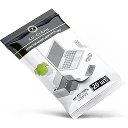 Вологі серветки для оргтехніки XO-Clean XoKo 20 шт. (32 шт. в упаковці) (ZMN-XO-Clean-20-32) - мініатюра 2
