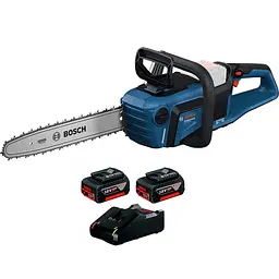 Акумуляторна ланцюгова пила Bosch GKE 18V-40 Professional, 2 акб GBA 18V 4.0Ah і з/п GAL 18V-40