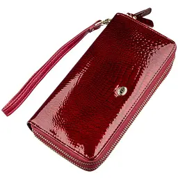 Жіночий клатч із двома відділеннями ST Leather 18907 бордовий - мініатюра 5