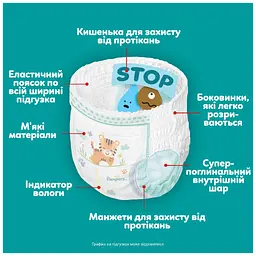 Підгузки Pampers Active Baby Pants Розмір 7 (15+ кг) 108 шт (8006530305747) - мініатюра 3