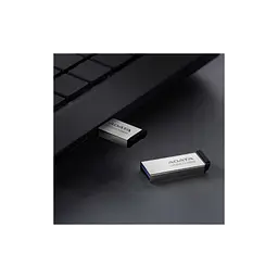 USB флеш накопичувач ADATA 128GB UR 350 Silver/Black USB 3.2 (UR350-128G-RSR/BK) - мініатюра 5