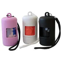Брелок з пакетами для фекалій Croci Jar Dog 7.5 x 4 см колір асорті
