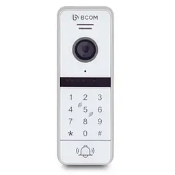 Відеопанель із вбудованим зчитувачем Mifare та клавіатурою BT-400FHD-AC White з роздільною здатністю Full HD 1920x1080, кут огляду 115°