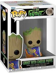 Фігурка Funko Pop I am Groot Groot with Cheese Puffs 10 см (FP IG G 1196) - мініатюра 3
