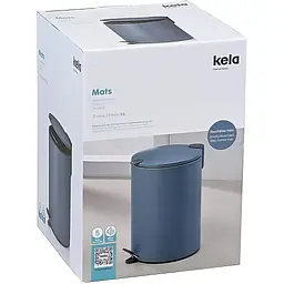 Відро для сміття  Kela Mats димчасто-блакитне 3 л (23609) - мініатюра 9