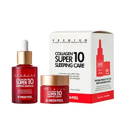 Нічний набір для обличчя з колагеном Collagen Super 10 Sleeping Care Medi-Peel