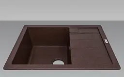 Кухонна мийка Adamant Anila 645x495x200 коричневий 100001388, Коричневий - мініатюра 2