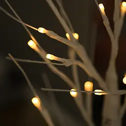 Дерево світлодіодне MBM My Home на підставці 60 см біле (DH-LAMP-01 WHITE) - мініатюра 6