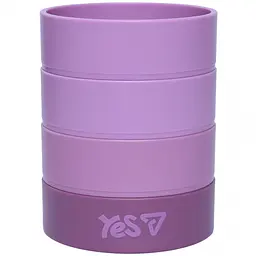 Стакан для письмового приладдя Yes Fusion Purple розбірний 10.2х8 см ліловий (470549)