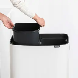 Бак для сміття Brabantia Bo Touch Bin Hi білий 2x30 л (130601) - мініатюра 6