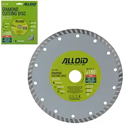 Диск алмазний відрізний Turbo 180 мм Alloid