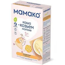 Дитяча каша MAMAKO кукурудзяна з пребіотиками на козячому молоці 200 г (4607088796434)