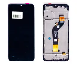 Дисплей Infinix Hot 20i чорний + рамка
