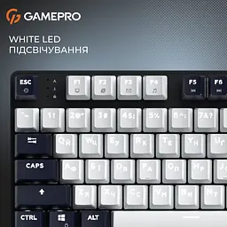 Клавіатура GamePro Genesis Metallic Outemu Red Swithes USB Black (MK110B) [152666] - мініатюра 19