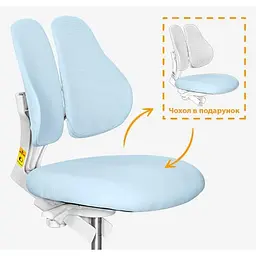 Дитяче крісло Evo-kids Mio Lite Blue (Y-208 KBL) - мініатюра 6