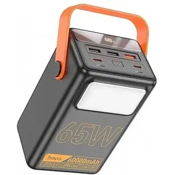 Портативна батарея Hoco J110A Powerful PD 65W 60000mAh чорний 6931474795205 - мініатюра 6