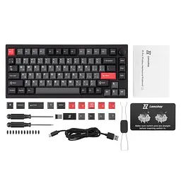 Клавіатура механічна P1 Pro 84Key, Keychron Super Banana, WL/BT/USB-A, QMK/VIA, Hot-Swap, E Lemokey teh0013895 - мініатюра 3