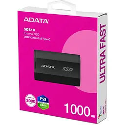 Накопичувач SSD Adata SSD накопитель 1TB SD810 (SD810-1000G-CBK) - мініатюра 6