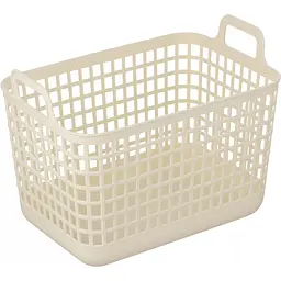 Кошик для зберігання Ardesto пластик PP 33x22.5x25.2 см 12.5 л бежевий (ARHC2512BG) - мініатюра 2
