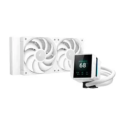 Система рідинного охолодження Deepcool Mystique 240 White (R-LX240-WHDSNMP-G-1) - мініатюра 2