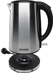 Gorenje Електрочайник, 1,5л, підвійні стінки, Strix контроль, нерж. - мініатюра 2