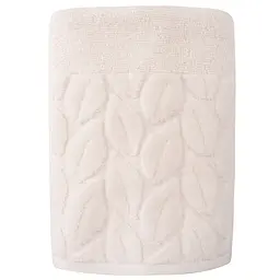 Рушник махровий Soho Leaves Ivory бавовна 50х90 см (50*90 Leaves Iv) - мініатюра 2