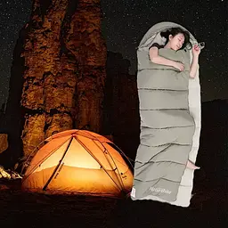 Спальний теплий мішок Naturehike M300 до -13C Праворуч блискавка (R) - мініатюра 7