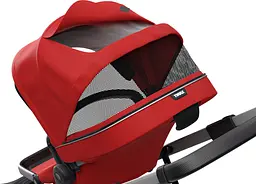 Детская коляска Thule Sleek Aluminum/Energy Red [11000004] [107623] - мініатюра 5