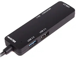 USB-Хаб Maxxter USB 3.0 Type-C HU3C-3PTF-01 (HU3C-3PTF-01) - мініатюра 2