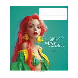 Зошит Школярик Fairytale 48 аркушів клітинка (048-3542K), в асортименті - мініатюра 3