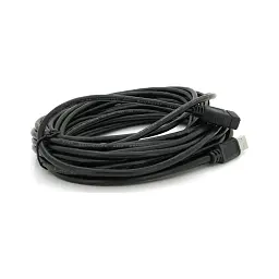 Дата кабель USB 2.0 AM/AF 10.0m ferrite black Voltronic (YT-AM/AF-10BL) - мініатюра 2