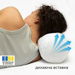 Подушка валик Ideia Nordic з повітропроникною вставкою сіра 15х40 см (8-36415*002) - мініатюра 4