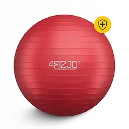 М'яч для фітнесу (фітбол) 4FIZJO 85 см Anti-Burst Red (P-5907739316387) - мініатюра 8