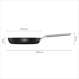 Сковорідка Fiskars Taiten OPTIHEAT™, 24 см (1066946) - мініатюра 2