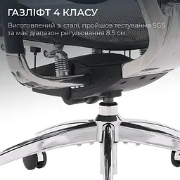 Ігрове крісло Sihoo DORO S300 Mesh Dark Grey (S300-M201) - мініатюра 8