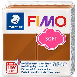 Пластика для біжутерії Soft Карамель 57г Fimo