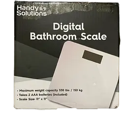 Ваги електронні підлогові побутові Handy Home Solutions digital bathroom scale для зважування тіла домашні ваги - мініатюра 5