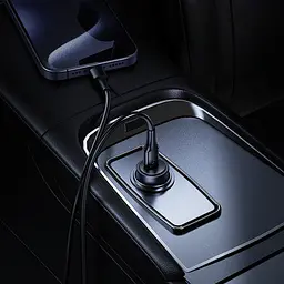 Адаптер автомобільний HOCO C to C cable Energy single port PD car charger Z62A |1Type-C, 30W/3A, PD/QC| - мініатюра 3