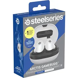 Мобільна ігрова гарнітура SteelSeries Arctis GameBuds TWS, Bluetooth, Білий - мініатюра 6