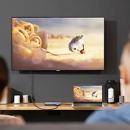 Док-станція USB3.1 Type-C --> HDMI 4K60Hz/USB 3.0x2/RJ45/SD/TF/PD 100W Ugreen CM512 Сіра - мініатюра 6