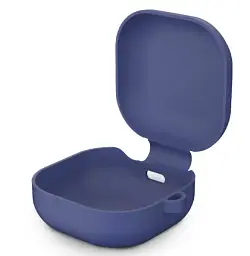 Чохол-накладка DK Silicone Candy Friendly карабін для Samsung Galaxy Buds FE (R400) (011386) (dark blue) - мініатюра 3