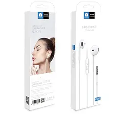 Навушники дротові WUW R170 (3.5mm) білий - мініатюра 2