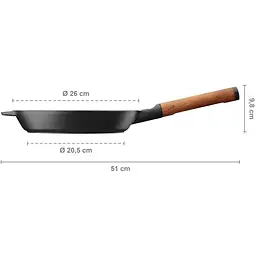 Сковорода-гриль Fiskars Norden чавунна 26 см (1026570) - мініатюра 6