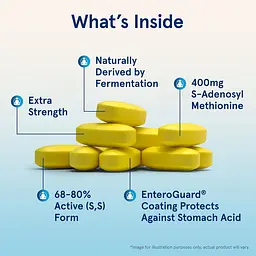 Дисульфат Тозилат Jarrow Formulas SAMe 400 мг 30 таблеток - мініатюра 4