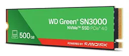 Накопичувач SSD SANDISK GRN SN3000 500GB G4 M.2 NVME (WDS500G4G0E) - мініатюра 3