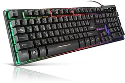 Клавіатура Real-el Gaming 8700 Чорний - мініатюра 2