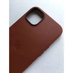 Оригінальний шкіряний чохол Apple Leather Case MagSafe для iPhone 14 Plus (6.7") Umber (MPPD3ZE/A) - мініатюра 7