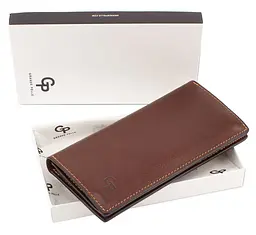 Шкіряне чоловіче портмоне GRANDE PELLE 19,5х10х2,5 см acs0027518 - мініатюра 5