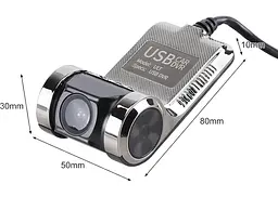Камера переднього вигляду USB AHD-720P U2 - мініатюра 3